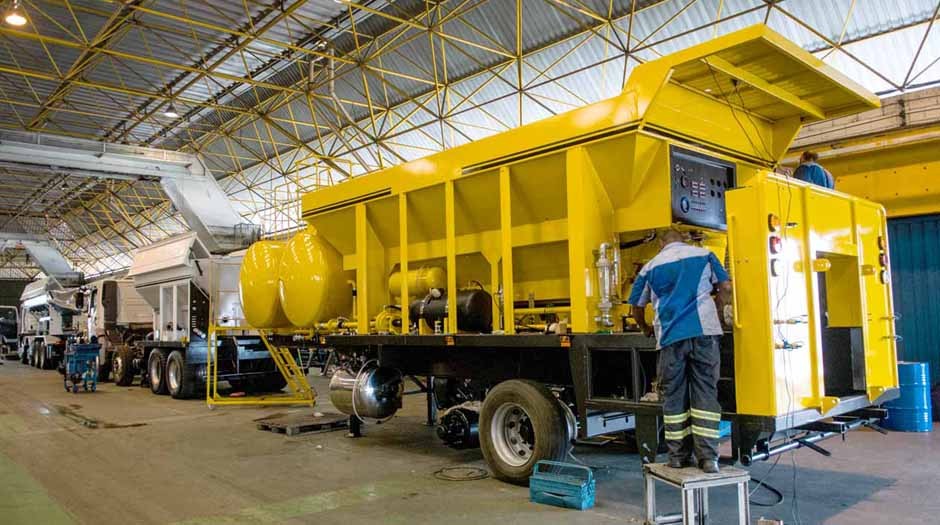 Equipamento que a Romanelli, de Cambé, irá exportar para o Paraguai