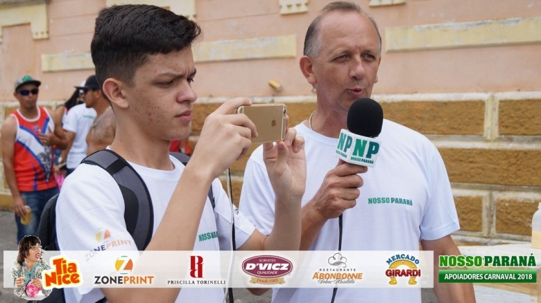 M&aacute;rcio Guimar&atilde;es com Marcos Paulo no Banho a Fantasia 