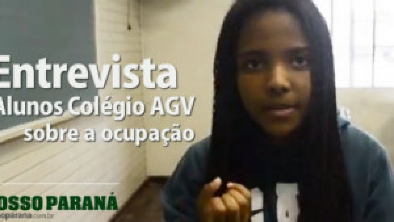 Vídeo entrevista com alunos que ocuparam o Colégio Alberto Gomes Veiga contra a medida provisória 746/2016