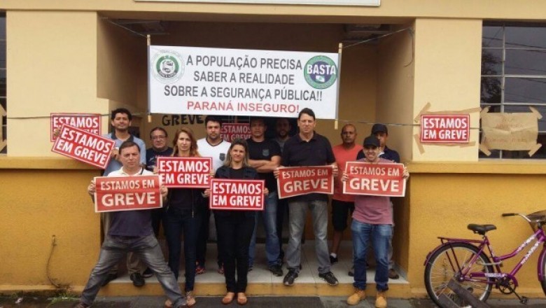 Greve dos Policiais Civis chega ao 9.º dia
