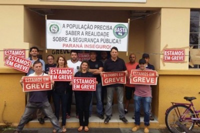 Greve dos Policiais Civis chega ao 9.º dia