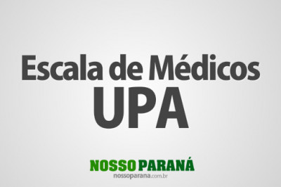 Confira a escala de plantões médicos na UPA nesta semana