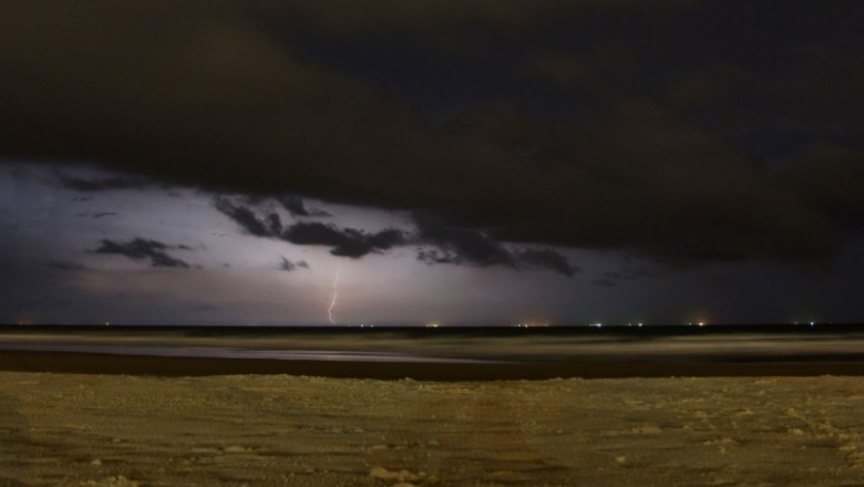 Litoral do Paraná lidera incidência de raios no estado