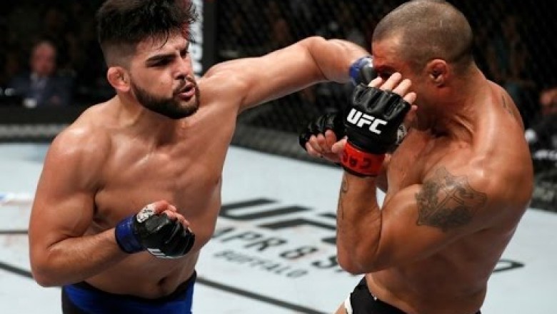 Vitor Belfort não resiste, cai duas vezes e é nocauteado por Kelvin Gastelum