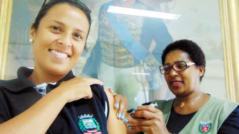 Câmara de Vereadores recebeu equipe de vacinação contra a dengue