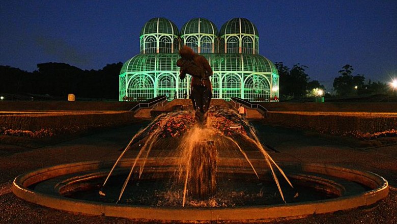 Jardim Botânico: Estufa ganha iluminação verde pela segurança no trabalho