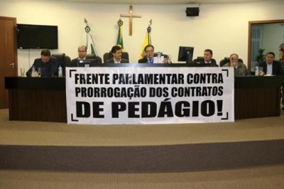 Frente contra renovação do pedágio realiza audiência pública