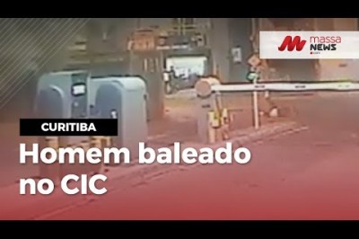 Vídeo registra homem sendo baleado em frente ao portão de universidade