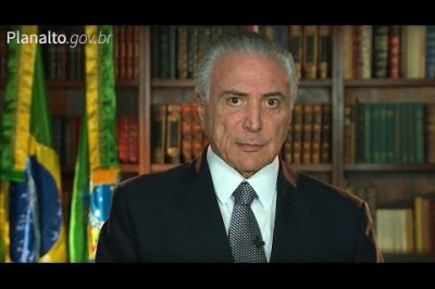 Em vídeo nas redes sociais, Temer diz que 