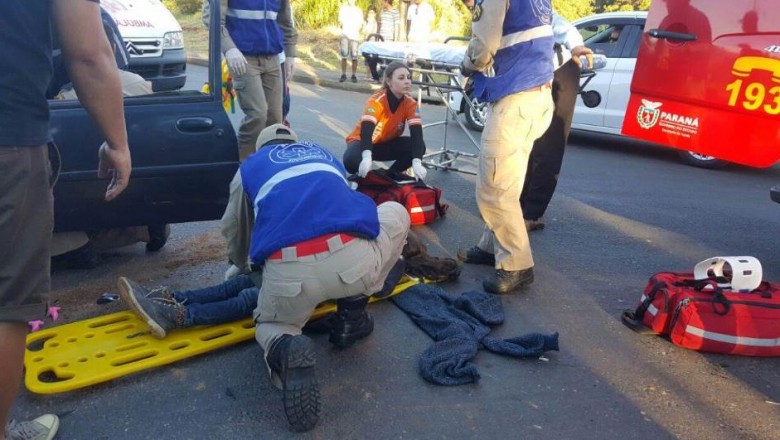 Acidente grave deixa seis feridos na BR-376