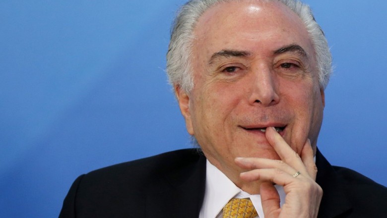 Temer participa de jantar na casa do presidente da Câmara dos Deputados