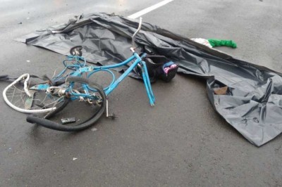 Ciclista morre atropelado por caminhão na BR-277