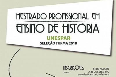 Unespar abre inscrições para mestrados profissionais