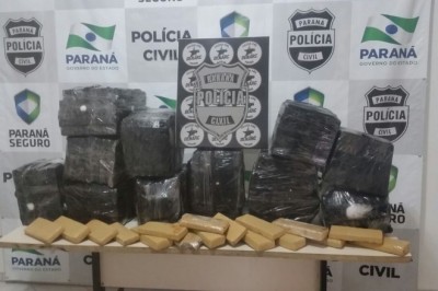 Polícia prende homem com 270 quilos de maconha