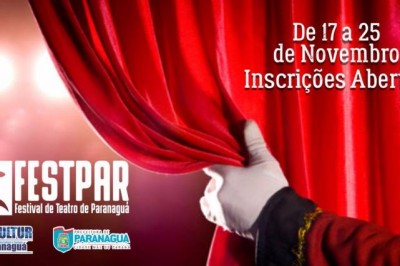 8º Festival de Teatro de Paranaguá com inscrições abertas