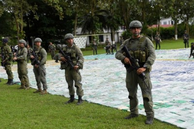 Colômbia faz a maior apreensão de cocaína de sua história