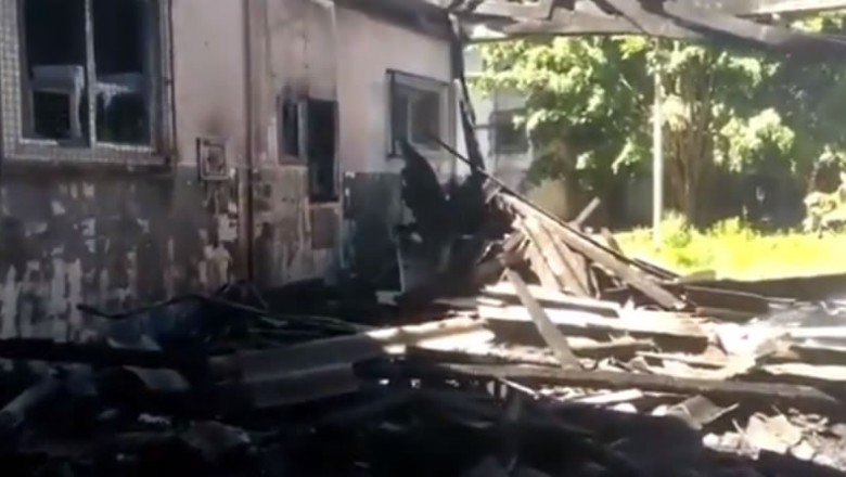 Incêndio em escola em Paranaguá é rapidamente controlado pelos Bombeiros
