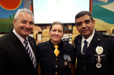 Guardas civis municipais de Paranaguá recebem homenagem em São Paulo