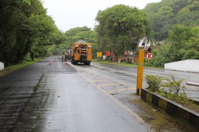 DER inicia obras de revitalização na PR-412 em Matinhos