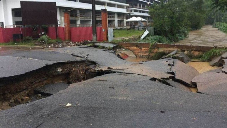 Chuva intensa deixa Santa Catarina em alerta