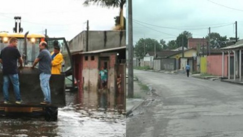 PARANAGU&Aacute;: Mesmo com as fortes chuvas registro de alagamentos foi baixo