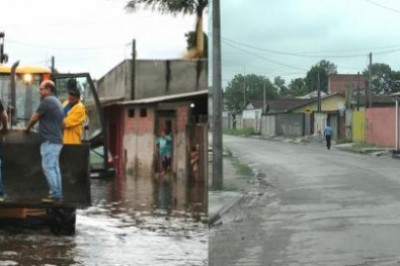 PARANAGUÁ: Mesmo com as fortes chuvas registro de alagamentos foi baixo