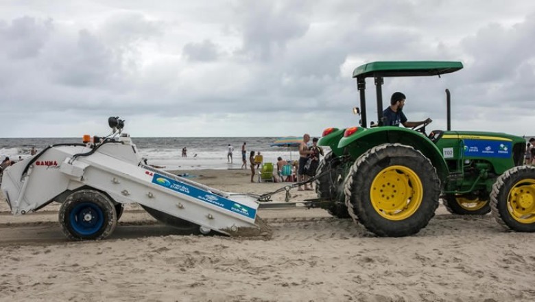 Em 30 dias, foram coletadas 480 toneladas de lixo das praias