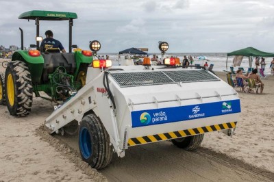 Temporada: Sanepar recolheu 15 toneladas de lixo das praias por dia