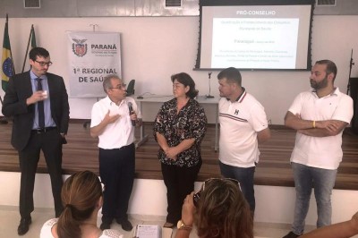 Prefeito de Paranaguá participa de evento do MP em prol dos conselhos de saúde do litoral