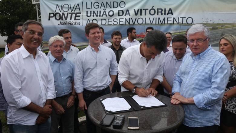 Richa autoriza início da obra de ponte em União da Vitória