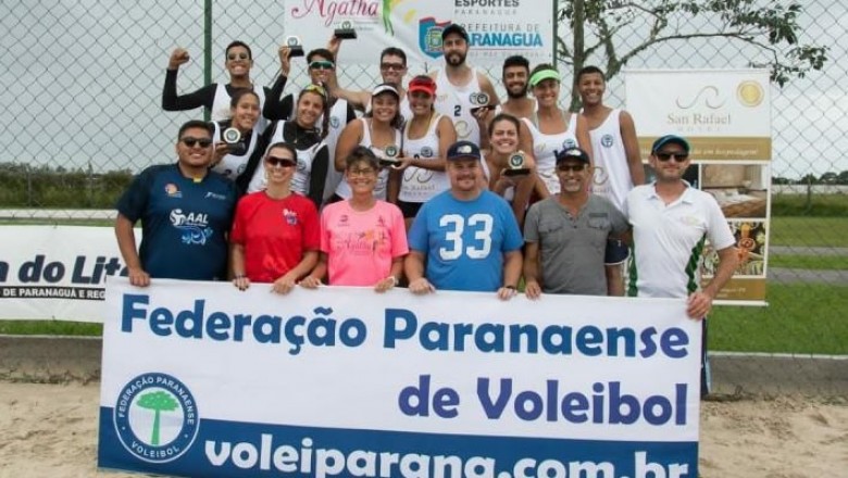 Circuito Paranaense de Vôlei é sediado em Paranaguá