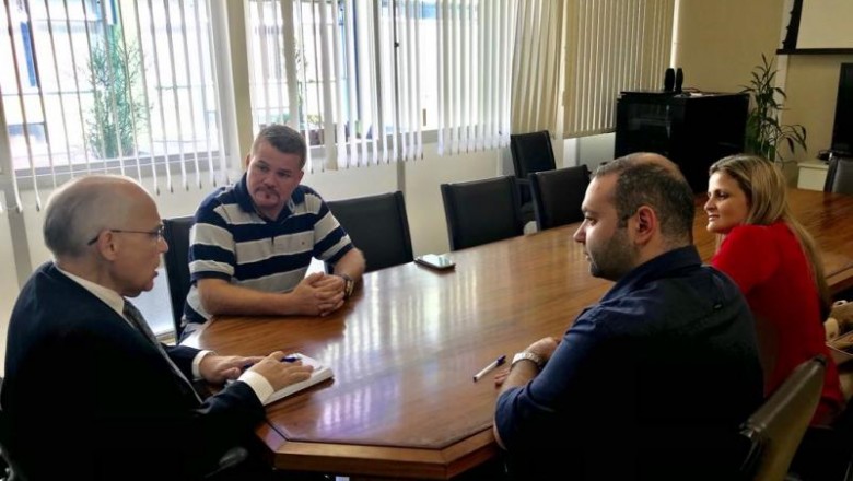 Prefeito discute projeto do Erasto Gaertner com novo secretário de Estado da Saúde