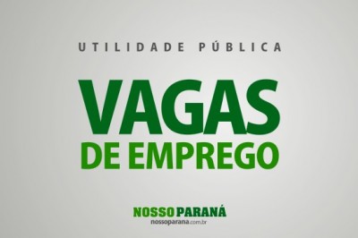 EMPREGO: 41 novos postos de trabalho em Paranaguá