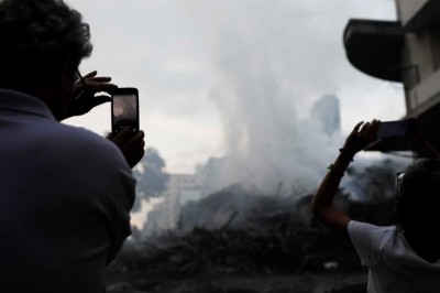 Acidente doméstico é possível causa de incêndio em prédio que desabou