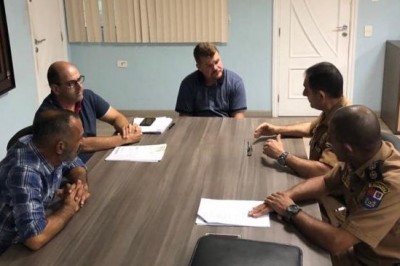 Mais segurança: prefeito Marcelo Roque tem reunião com comando da Polícia Militar