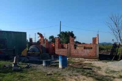 Obras do novo espaço para cães e gatos seguem em ritmo acelerado em Paranaguá