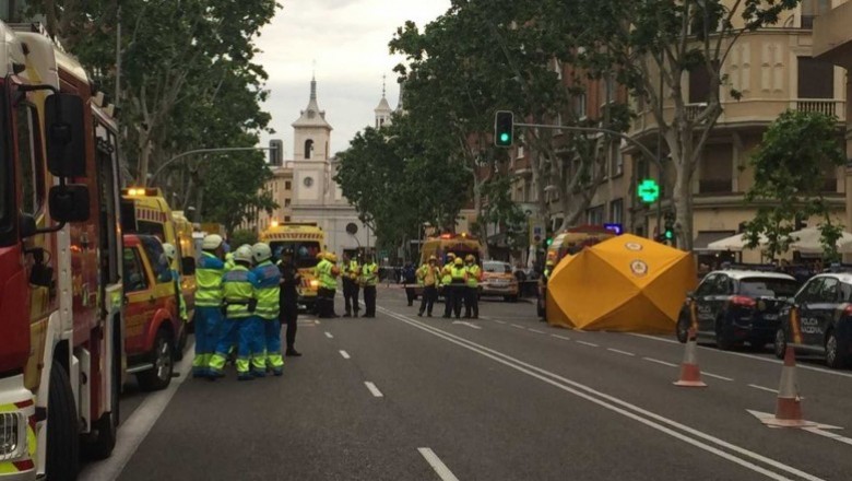 Prédio de 7 andares cai em Madri; trabalhadores estão desaparecidos