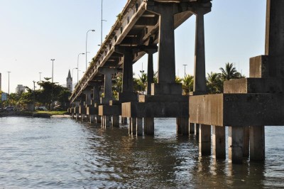 Início da obra na passarela da Ilha dos Valadares foi prejudicado pela greve dos caminhoneiros