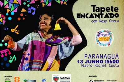 Teatro Rachel Costa receberá a peça teatral 'Tapete Encantando'