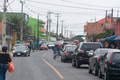 Jardim Santos Dumont é contemplado com pavimentação asfáltica