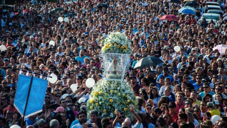 Procissão Solene atrai milhares de devotos de Nossa Senhora do Rocio