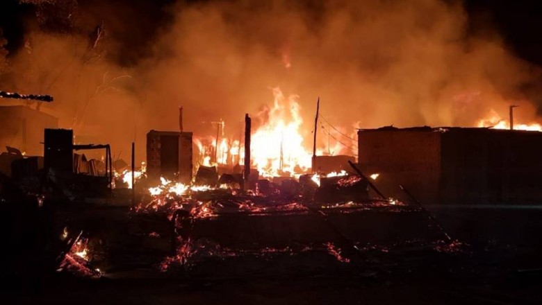 Incêndio destrói mais de 300 casas na Cidade Industrial de Curitiba