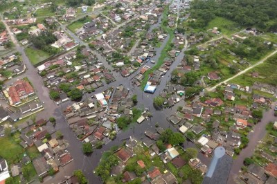 Com previsão de mais chuvas, Defesa Civil monitora região de Guaratuba