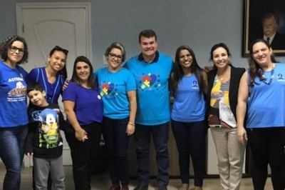 PARANAGUÁ: Representantes da associação UFA buscam parcerias para conscientização do Autismo