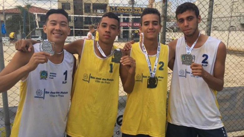 Atletas parnanguaras participam da 1ª Etapa do Circuito São José dos Pinhais de vôlei de praia