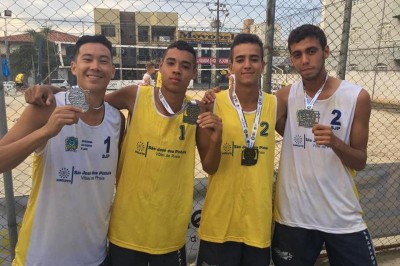 Atletas parnanguaras participam da 1ª Etapa do Circuito São José dos Pinhais de vôlei de praia