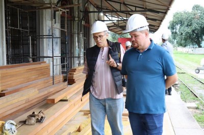 Obras de restauro na Estação Ferroviária avançam