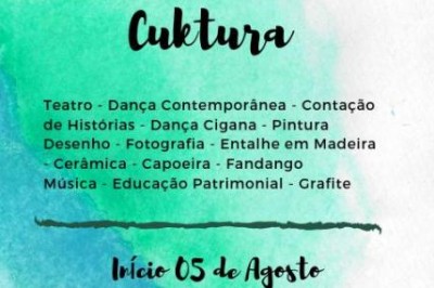 PARANAGUÁ: Inscrições para oficinas da Secultur estão abertas
