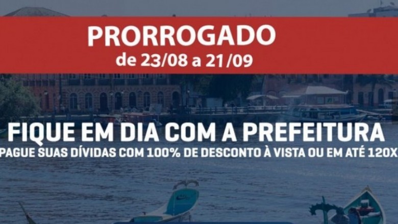 Refis Municipal é prorrogado por mais 30 dias