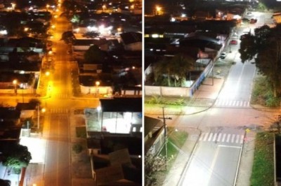 PARANAGUÁ: Ruas mais iluminadas, serviços de drenagem e obras em andamento